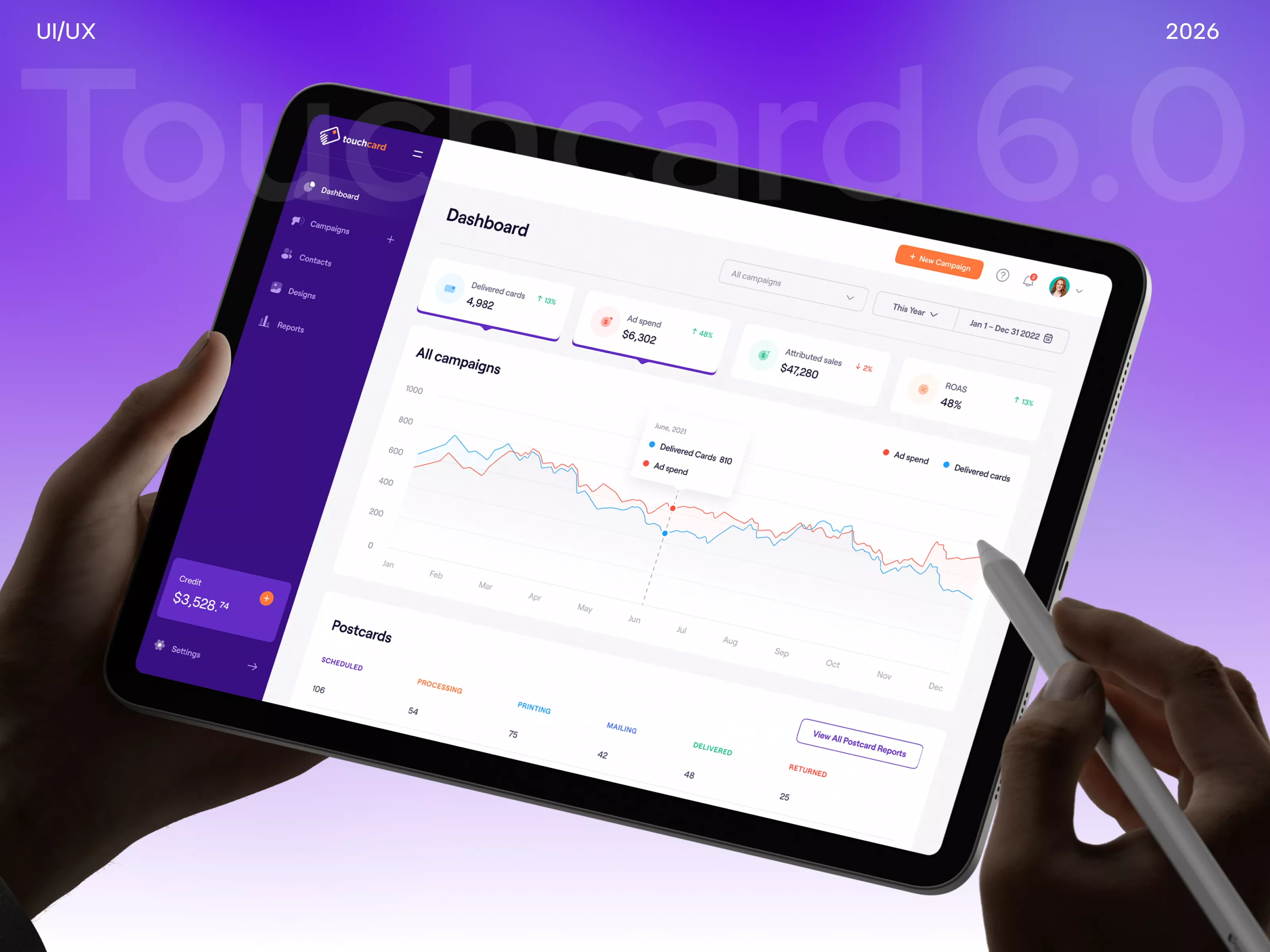 TOUCHCARD CAMPAIGN CREATION WEB APP