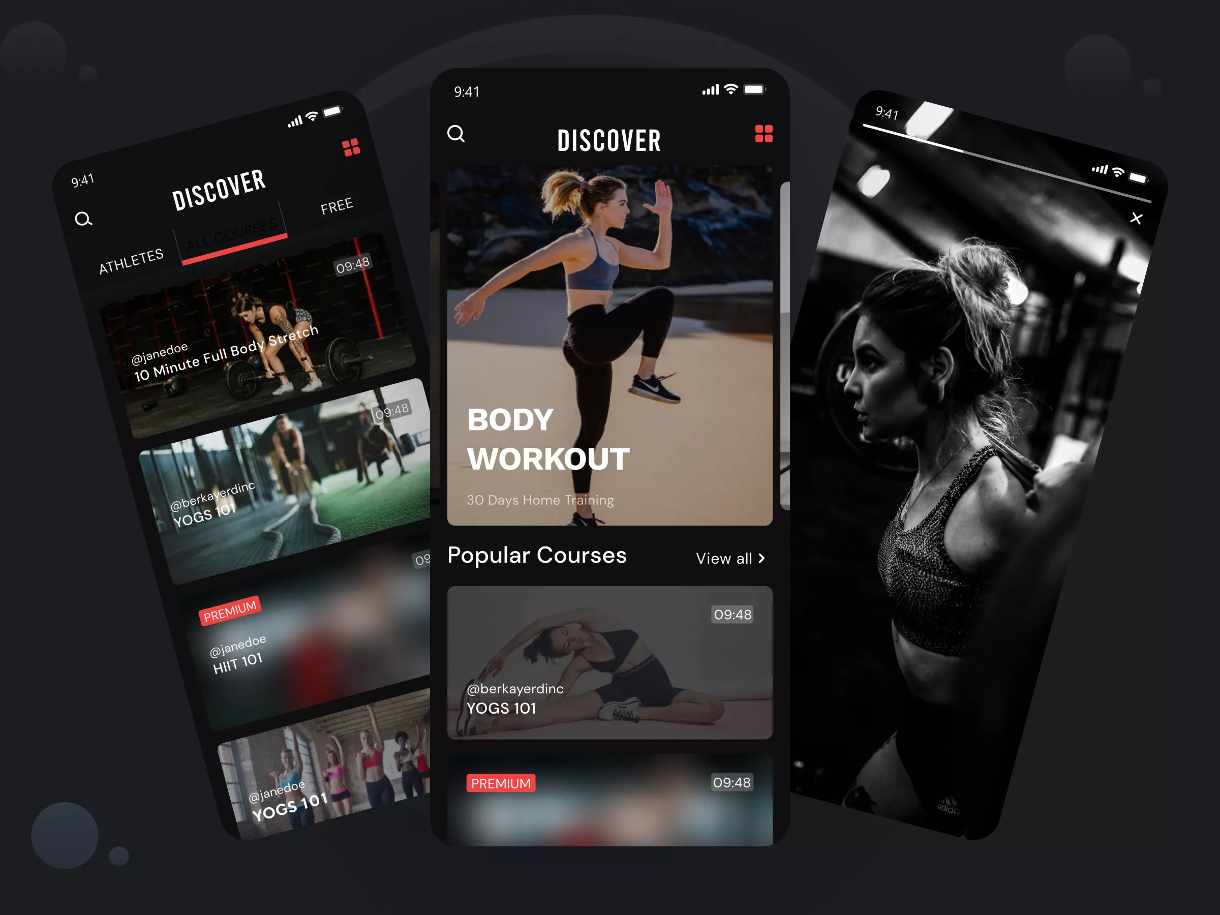 ZENFIT MOBILE FITNESS APP UI/UX FOR FITNESS TRACKING