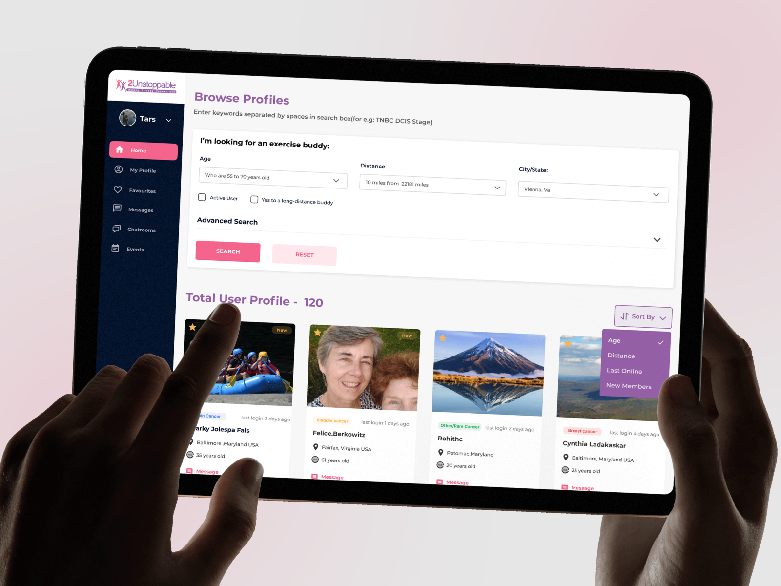 2Unstoppable – Cancer Support & Fitness Community Web App
